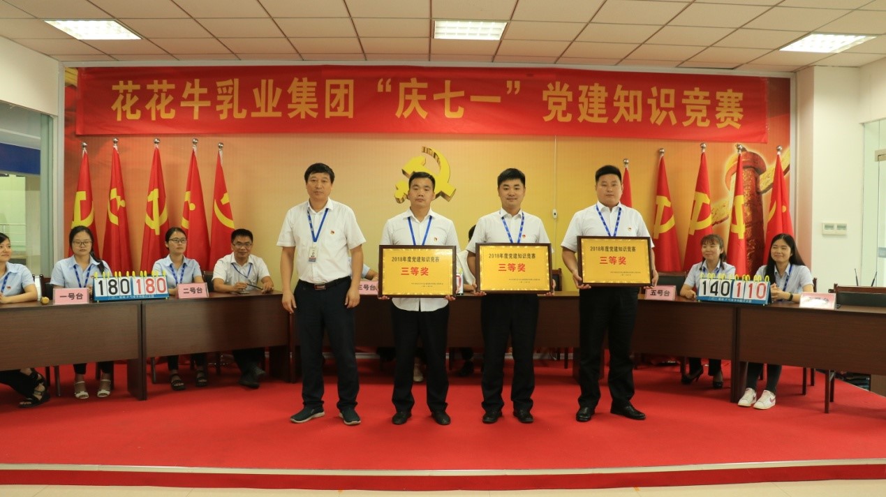 知识竞赛争先锋   比学赶超展风采 —— 玩球通(中国)一站式服务平台乳业集团党委举办庆 “七一”党建知识竞赛