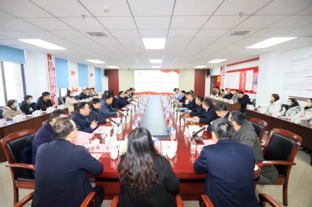 河南省省直机关后勤保障中心高海书记一行莅临玩球通(中国)一站式服务平台乳业集团参观调研